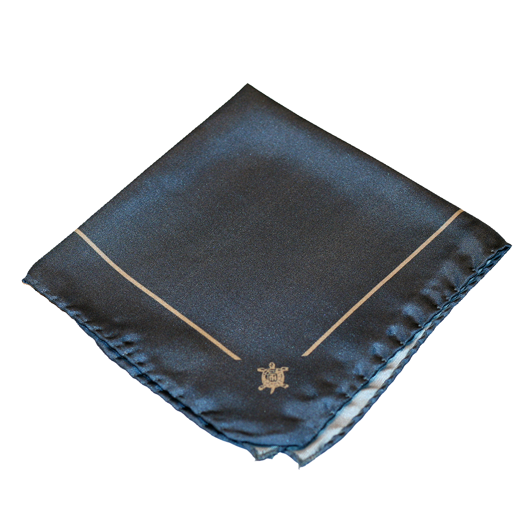 Pocket handkerchief Tazio Nuvolari, light blue
