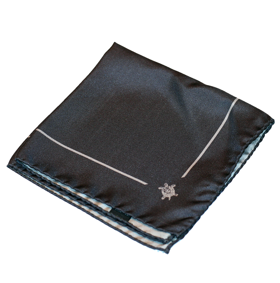 Pocket handkerchief Tazio Nuvolari, gray