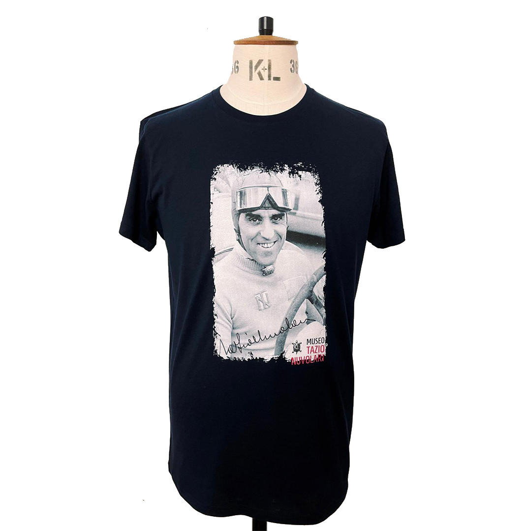 T-shirt Tazio Nuvolari Blu TAGLIA M