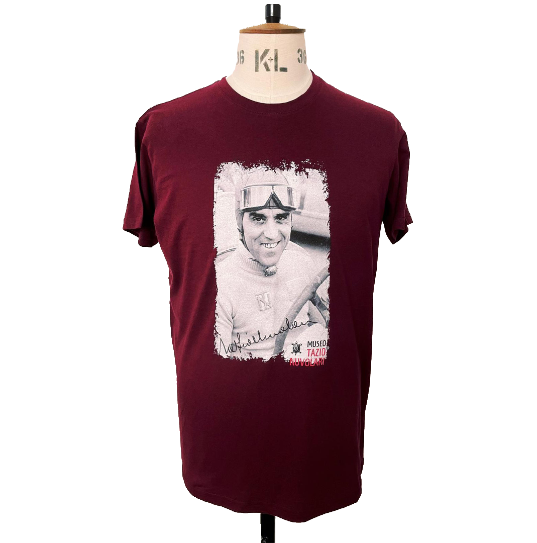 T-shirt Tazio Nuvolari Bordeaux SIZE S