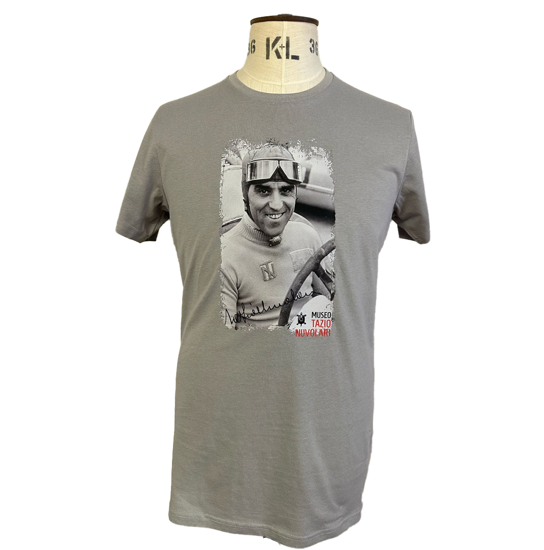 T-shirt Tazio Nuvolari Grigio TAGLIA M